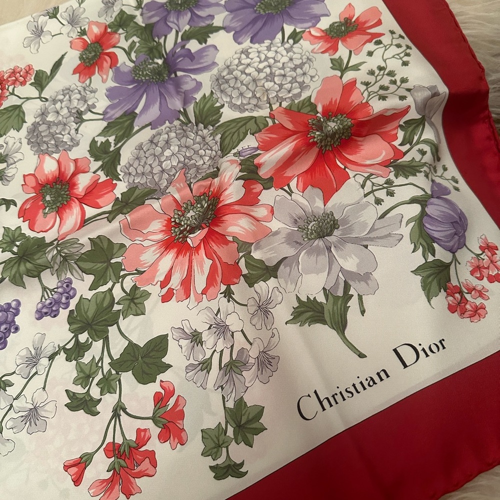 Christian Dior silk Scarf
